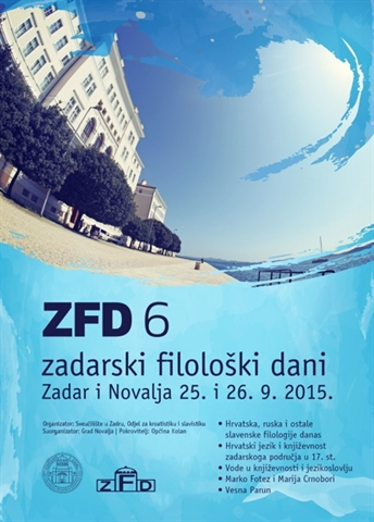 Međunarodni znanstveni skup Zadarski filološki dani (ZFD 6) 